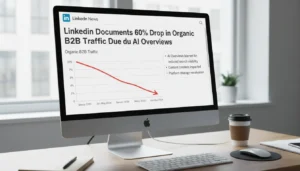 LinkedIn enfrenta queda histórica de tráfego com AI Overviews e adapta estratégia